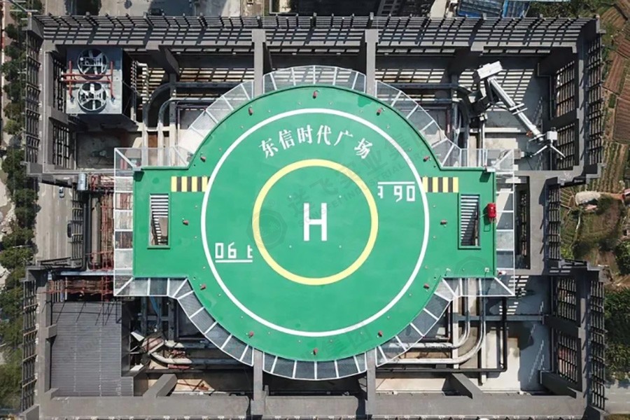 直升機停機坪機場標志顏色是固定的嗎？都有哪些？